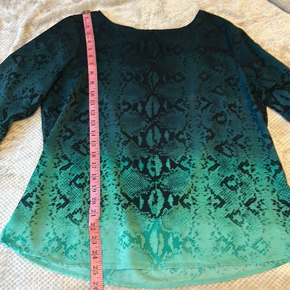 🖤The Limited🖤 Ombré, snake print blouse, size L - Picture 8 of 10